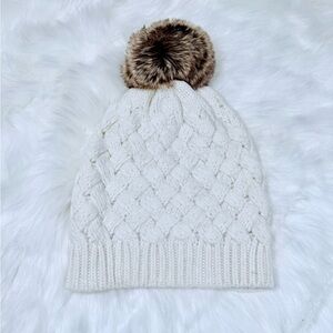J. Crew Knit Pom Beanie